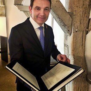 Francois Gauthier, Directeur du restaurant et chef sommelier